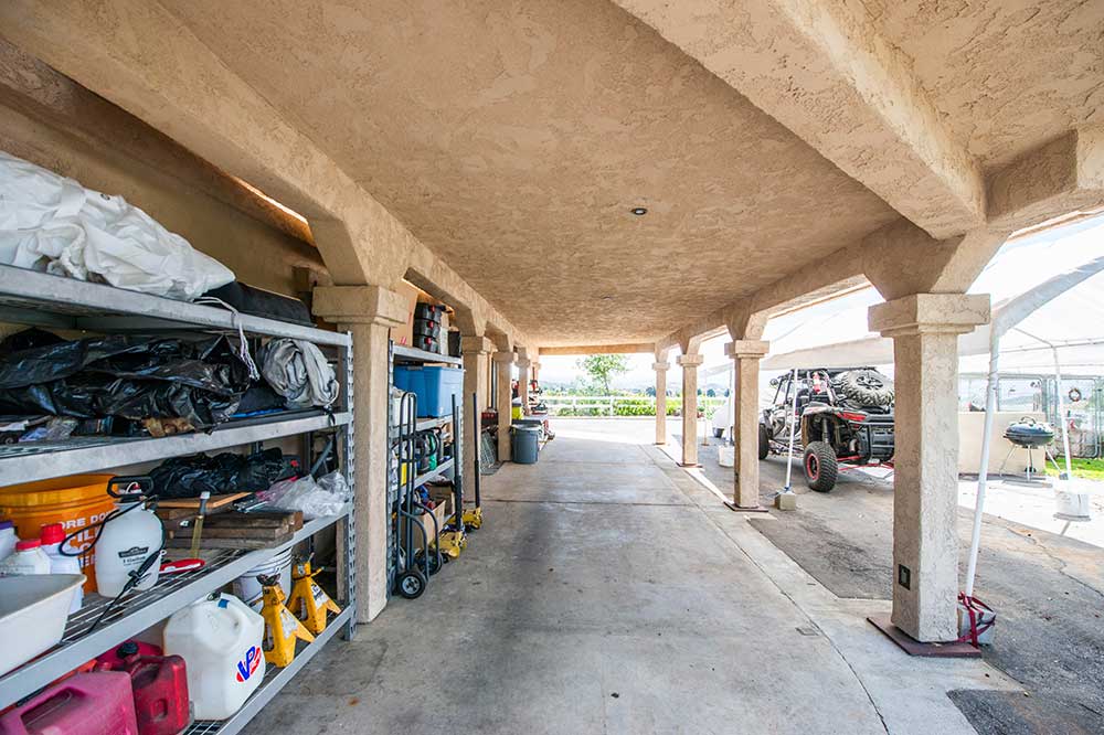 Side Covered Patio at 30602 Hasley Canyon Road