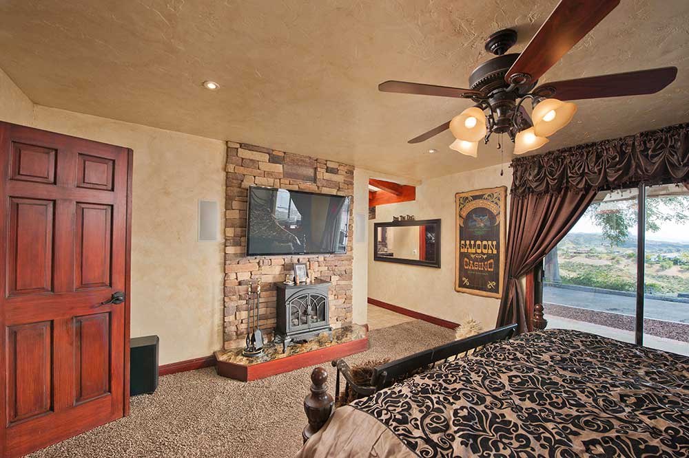 TV in Primary Bedroom at 30602 Hasley Canyon Rd