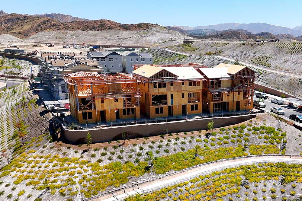 Progress of Home Construction in Sage at Sand Canyon in July 2026