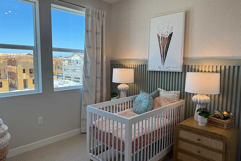 Third Bedroom in a Model Home in Sage at Sand Canyon