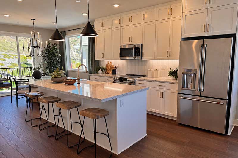Kitchen in the Wren Paired Model Home Plan 1