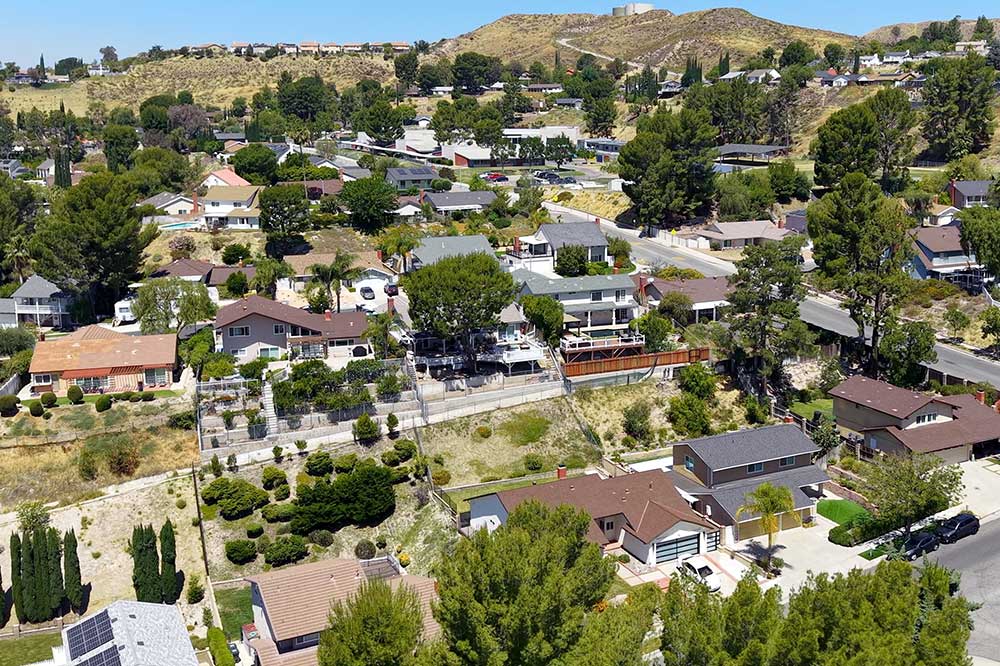 Sierra Hills Homes with Sloped Backyards and Raised Decks