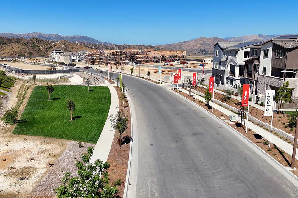 Telemark Street in Valencia of Santa Clarita
