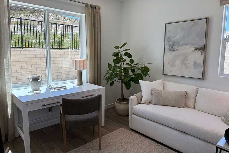 First Floor Den or Office in a Quinn Model Home in Valencia CA