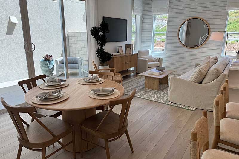 Great Room in the Poppy Model Homes in Valencia CA