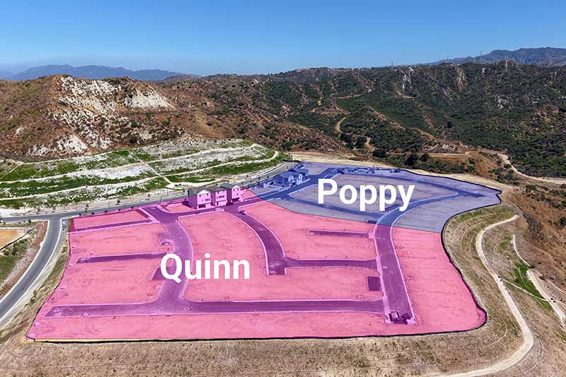 Poppy and Quinn Collections Form One Neighborhood in Valencia CA